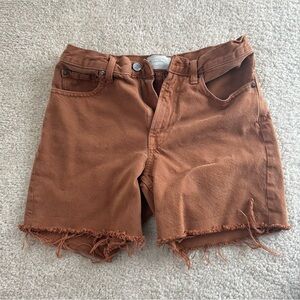 Everlane Rust jean cutoffs